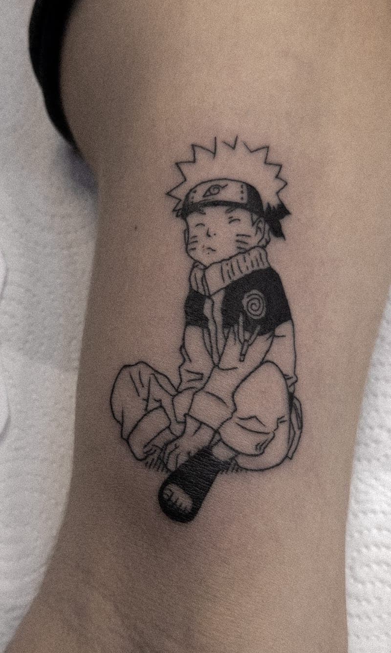 Naruto samą linią